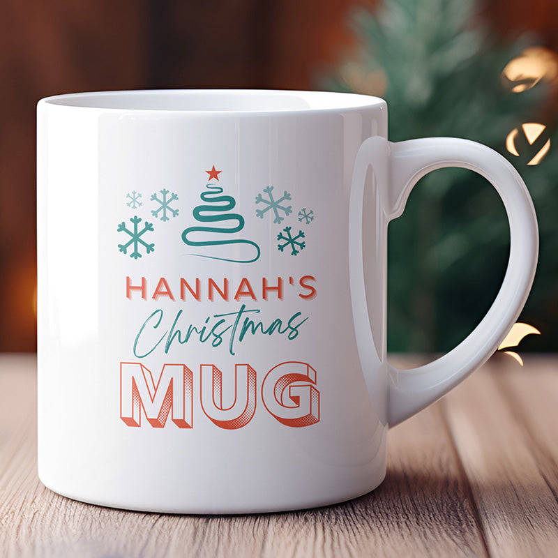 Cute Personalised Christmas Mug