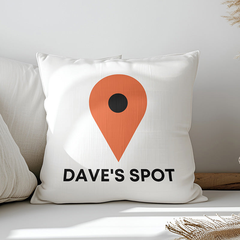 'My Spot' Personalised Cushion