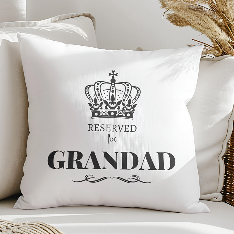'Reserved' Personalised Cushion