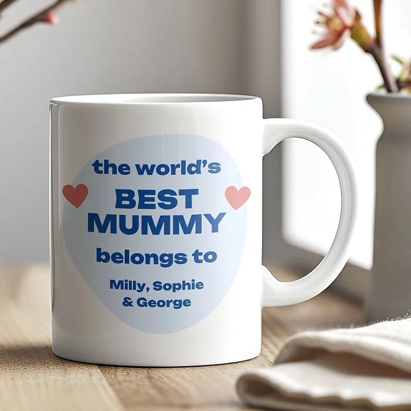 World’s Best Mummy Personalised Mug